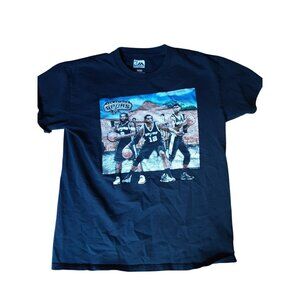 San Antonio Spurs Majestic T Shirt Mens Small Black Tim Duncan